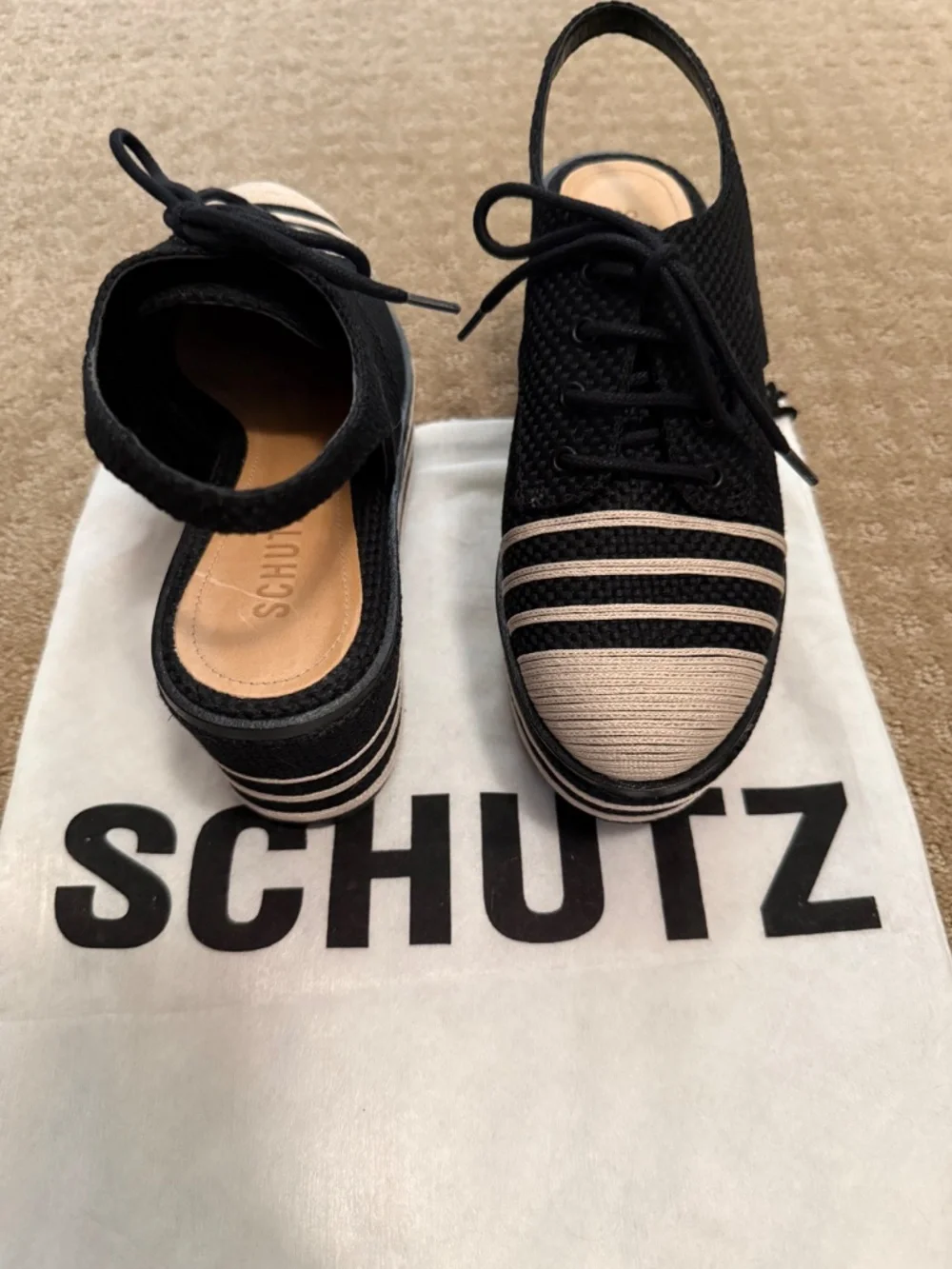 Schutz Slingback Platform